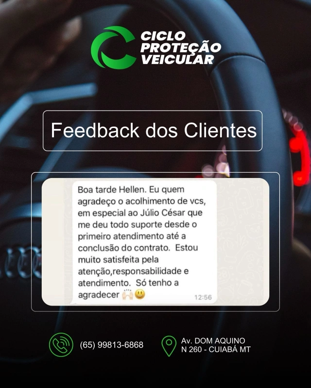 Ciclo Proteção Veicular A proteção que está com você onde você estiver