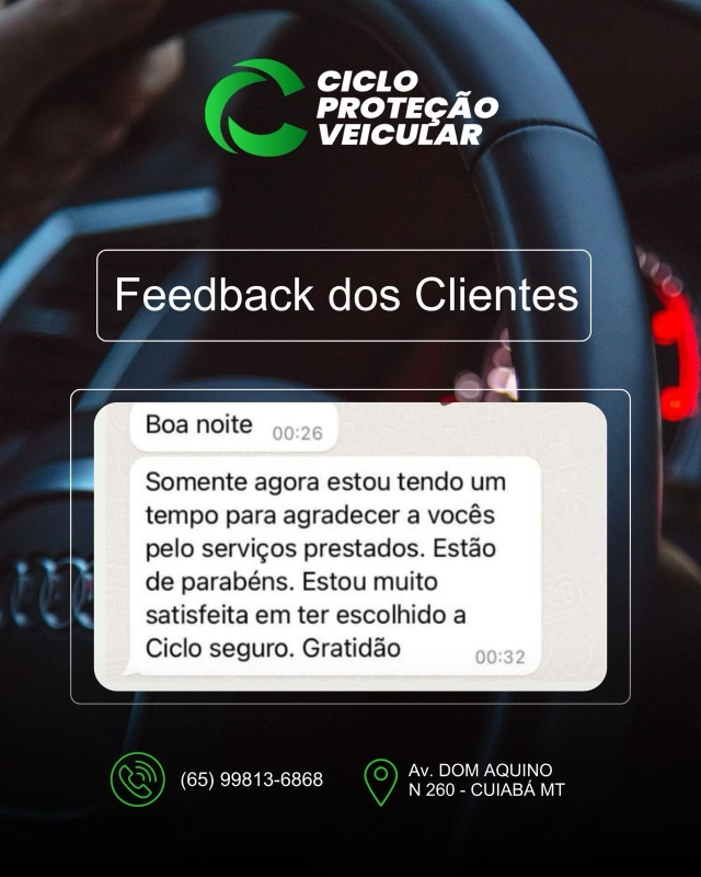 Ciclo Proteção Veicular A proteção que está com você onde você estiver